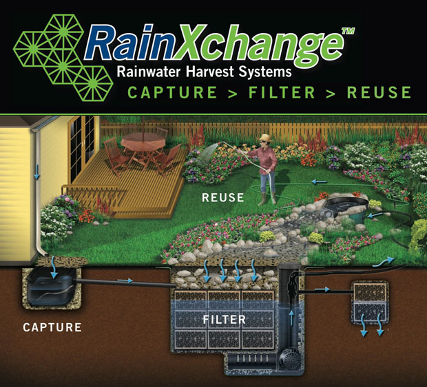 RainXchange rainwater harvesting system explained